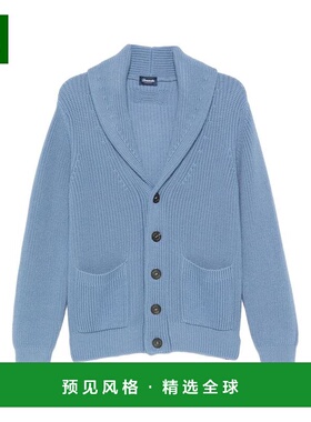 香港直邮DRUMOHR 男士针织衫 D5M419PNL720 AW2025 蓝色 Cardigan