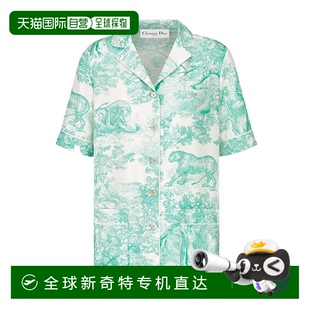 香港直郵Dior 341V29A6759迪奧 襯衫 紐扣短袖