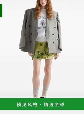 1h可退 香港直邮Prada 普拉达 女士 標誌印花圓領運動衫 134716SO