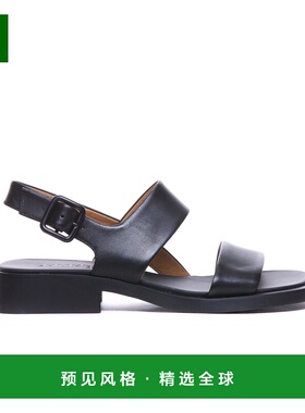 香港直邮CAMPER 女士凉鞋 K201486DANA005 SS2025 黑色 露趾平底