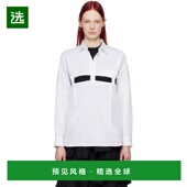 香港直邮comme 女士 des 1h可退 garcons 川久保玲 白色镂空衬衫