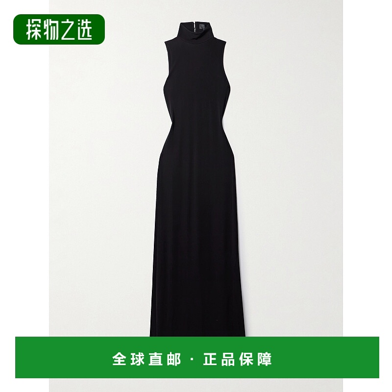 香港直邮NILI LOTAN 女士 Reid 露背弹性针织长款连衣裙 12469K10