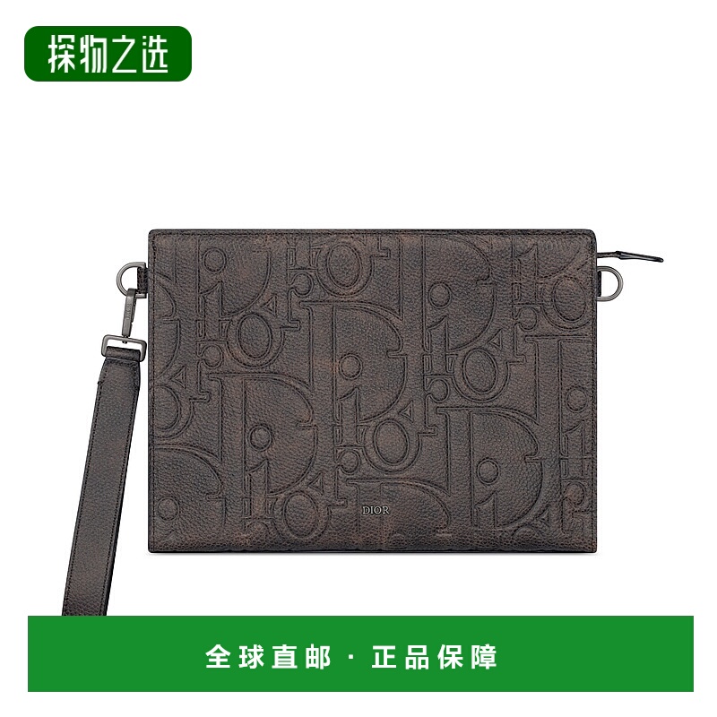 香港直邮Dior拉链手拿包 2ESCA483KLG迪奥