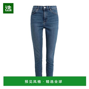 1h可退 【美国直邮】TOPSHOP女士牛仔裤高腰紧身弹力褪色水洗 休