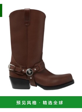 香港直邮Versace 徽标短筒靴 10200481A12155范思哲中筒靴