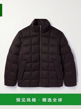 1h可退 香港直邮Loro Piana 诺悠翩雅 男士 Tuul 山羊皮边绗缝羊