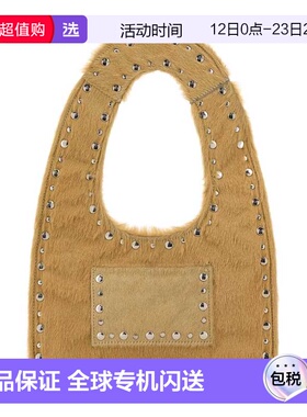 1h可退 香港直邮Gimaguas 女士 Franca 米色小牛毛迷你手袋 MINIF