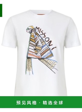 香港直邮MISSONI 女士T恤 DS25WL03BJ00PBS01IJ AW2025 白色