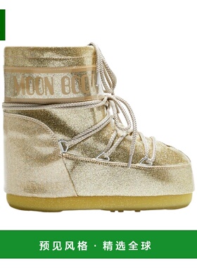 香港直邮Moon Boot 圆头短筒靴 80D1409440厚底雪地靴