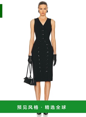 1h可退 香港直邮Alaïa 女士 背心连衣裙 AA9R13165T471 black黑色