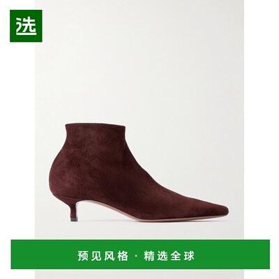 1h可退 香港直邮NEOUS 女士 Idra 绒面革短靴 00315BS23DarkChoc
