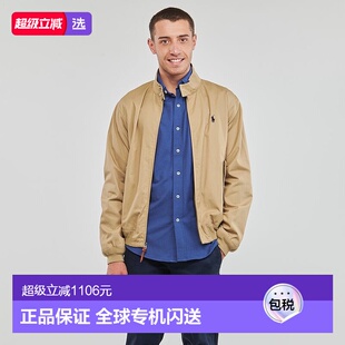 拉夫劳伦男士立领拉链夹克衫外套时尚百搭日常休闲舒适