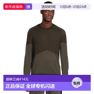 1h可退 香港直邮Armani Exchange 男士 羊毛混纺套头衫毛衣