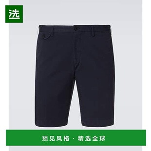 1h可退 香港直邮Slowear 男士 棉混纺百慕大短裤 blue蓝色 舒适时