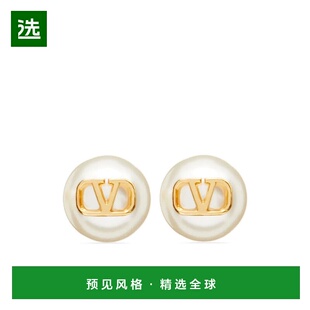 1h可退 香港直邮Valentino 华伦天奴 女士 VLOGO 标志耳环 7W2J0E