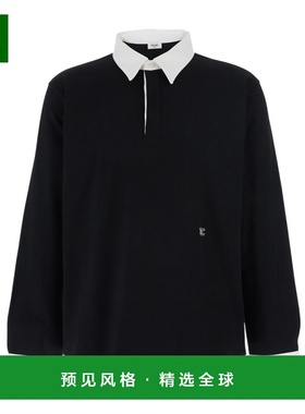 香港直邮CELINE 男士衬衫 RX0D30Z6538AW SS2026 黑色 长袖polo衫