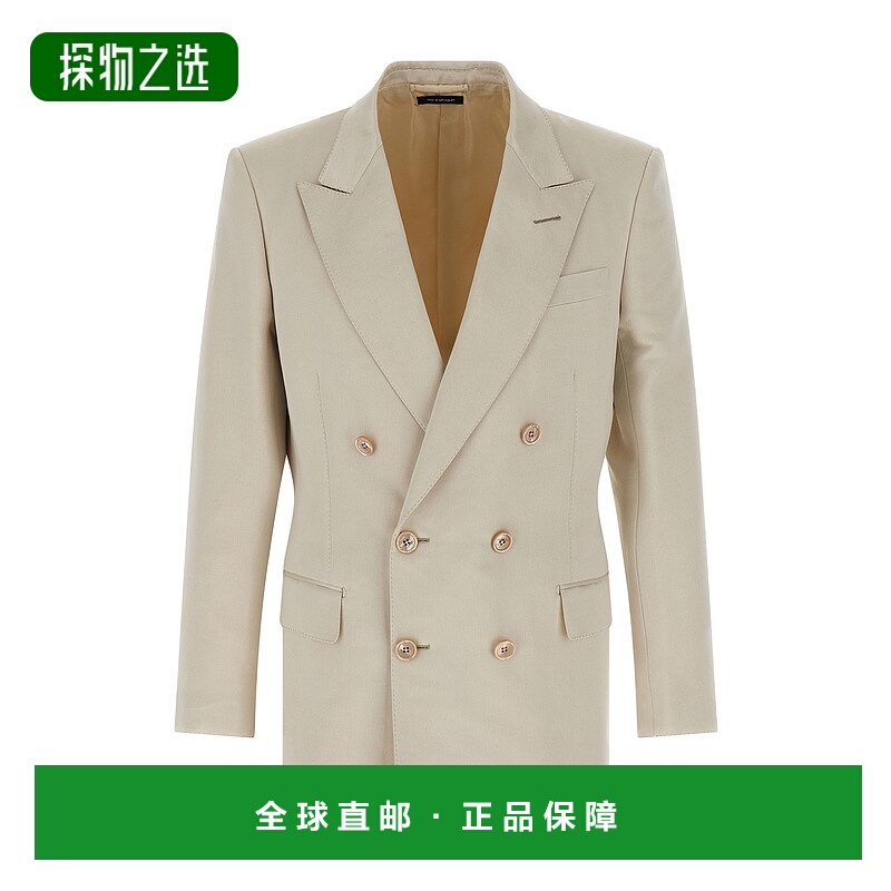 香港直邮Tom Ford 汤姆·福特 男士 双排扣西装外套 JLNP02CSS25P