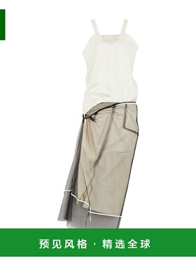 香港直邮Maison Margiela 无袖薄纱连衣裙纱裙 S31CT0988S54516