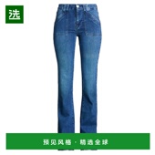 香港直邮Frame blue蓝色 Denim 1h可退 女士 牛仔长裤 舒适时尚