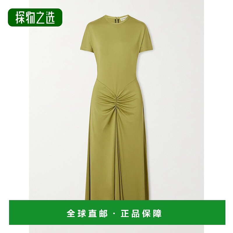 香港直邮VICTORIA BECKHAM 维多利亚·贝克汉姆 女士 褶皱缎面针