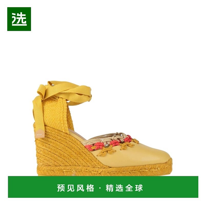 1h可退 香港直邮CastaÑer 女士 麻底鞋 yellow黄色 舒适时尚,女鞋,休闲凉鞋,淘宝优惠券,粉丝福利购,淘宝优惠卷