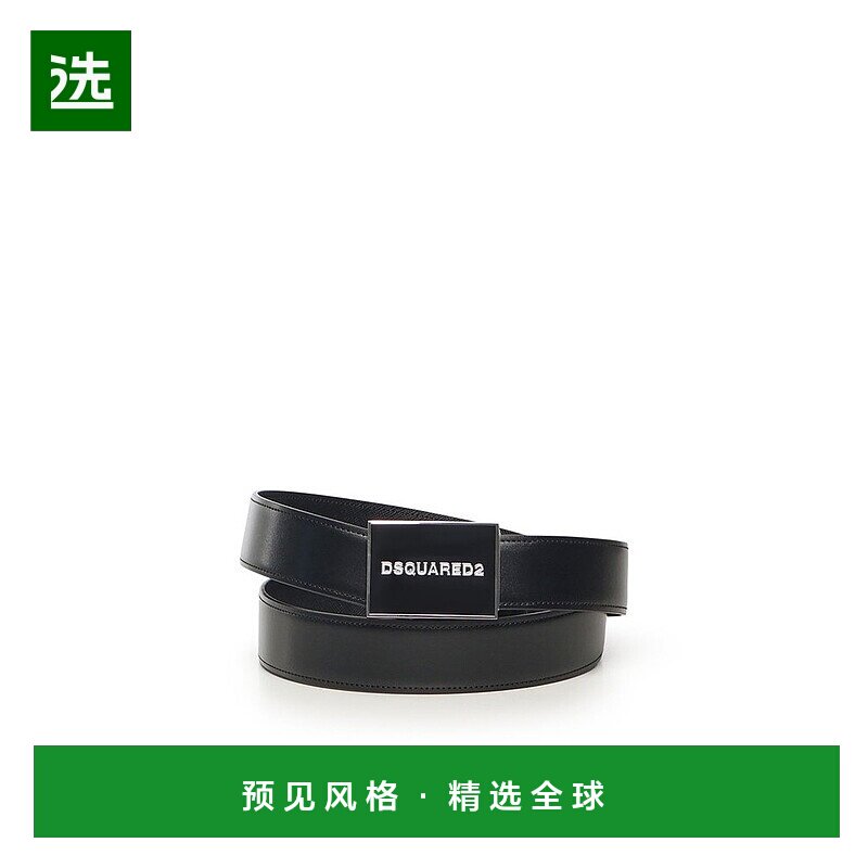 香港直邮Dsquared2 二次方 男士 標誌牌搭扣腰帶 GBM000212900001