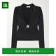 1h可退 2401T10300BLACK 精饰罗纹针织上衣 香港直邮AREA 女士
