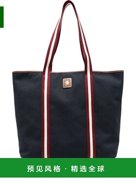 香港直邮BALLY 女士单肩包 WAE07LCV086I5B7Y AW2025 蓝色 织带手