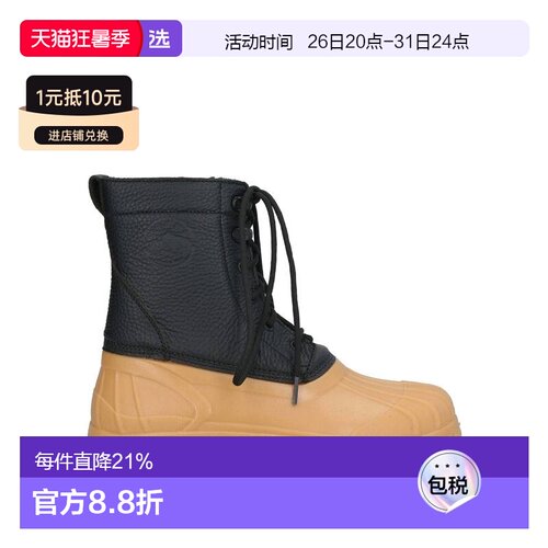 1h可退 香港直邮Diemme 女士 脚踝靴 black黑色 舒适时尚厚底鞋