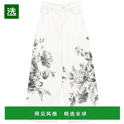 1h可退 香港直邮Erdem 女士 FLORES CRUDO 牛仔裤 PS25DETR