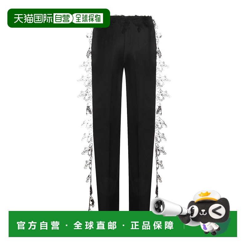 香港直邮Blumarine 蕾丝细节长裤 2P196A
