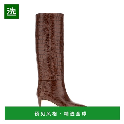 1h可退 香港直邮Paris Texas 女士 leathers 巧克力色靴子 PX503X