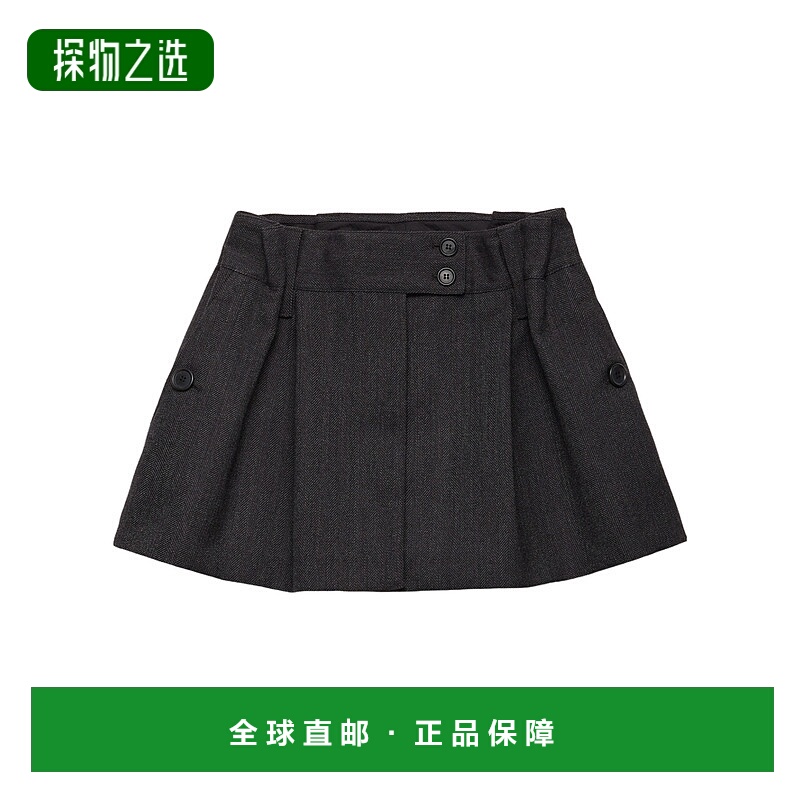 香港直邮Prada 人字形羊毛迷你裙 P132ZG17YUSOOO