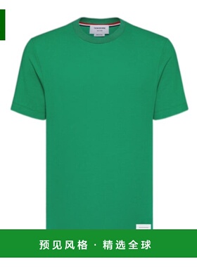 香港直邮THOM BROWNE 男士T恤 MJS123A00050330 SS2026 绿色短袖