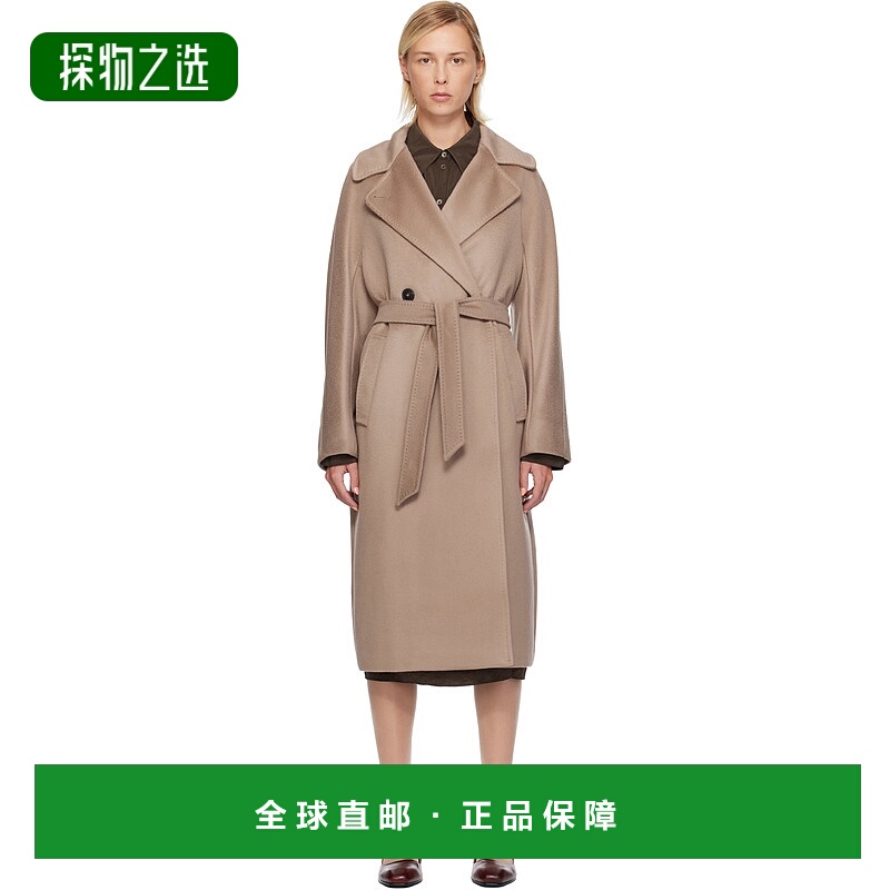 香港直邮Weekend Max Mara 女士 灰褐色 Resina 大衣 25250160316
