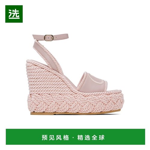 香港直邮Valentino Torchon VLogo坡跟凉鞋 WS0JS0YWI厚底