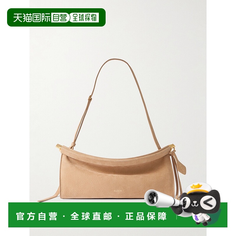 香港直邮AlaÏa 女士 Click 中号牛巴革肩包 AA1S01430CA214卡包
