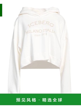 1h可退 香港直邮Iceberg 冰山 女士 卫衣 white白色 舒适时尚