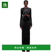 香港直邮Nensi Dojaka 女士 1h可退 黑色镂空连衣裙 NDAW23DR146