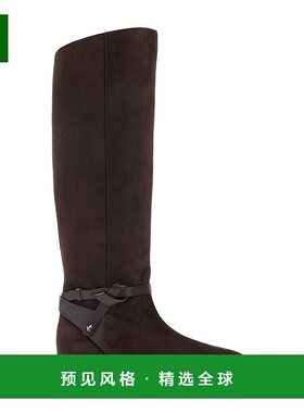 1h可退 香港直邮Jimmy Choo 周仰杰 女士 Lawton Kb 绒面革平底靴