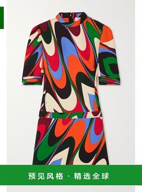 1h可退 香港直邮Emilio Pucci 璞琪 女士 高领连衣裙 3URG053U798