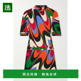 1h可退 香港直邮Emilio Pucci 璞琪 女士 高领连衣裙 3URG053U798