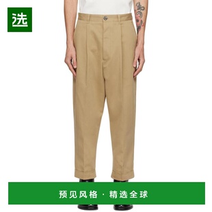 1h可退 【美国直邮】AMI 巴黎 黄褐色胡萝卜大码长裤 男装休闲裤