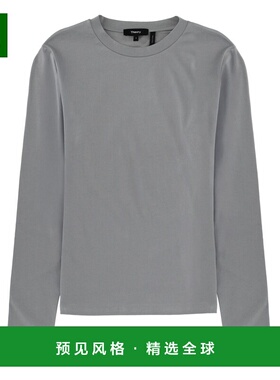 香港直邮THEORY 女士T恤 L10245222JG SS2026 灰色 LONG SLEEVE T