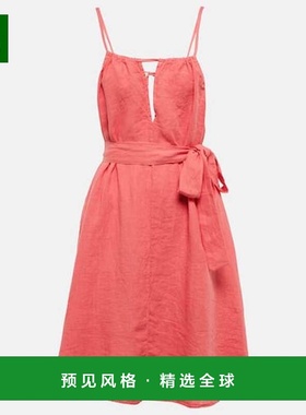 1h可退 香港直邮Velvet 女士 Dora 亚麻迷你连衣裙 000375