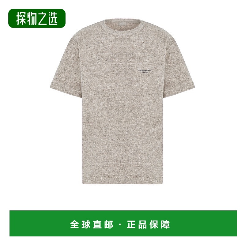 自营欧洲直邮Dior/迪奥 男士Christian Couture T恤，宽松版