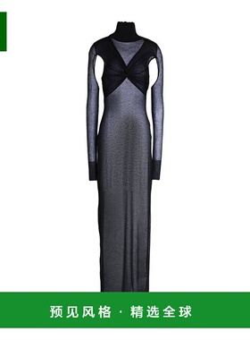 1h可退 香港直邮ANDREĀDAMO 女士 紧身连衣裙 black黑色 舒适时尚