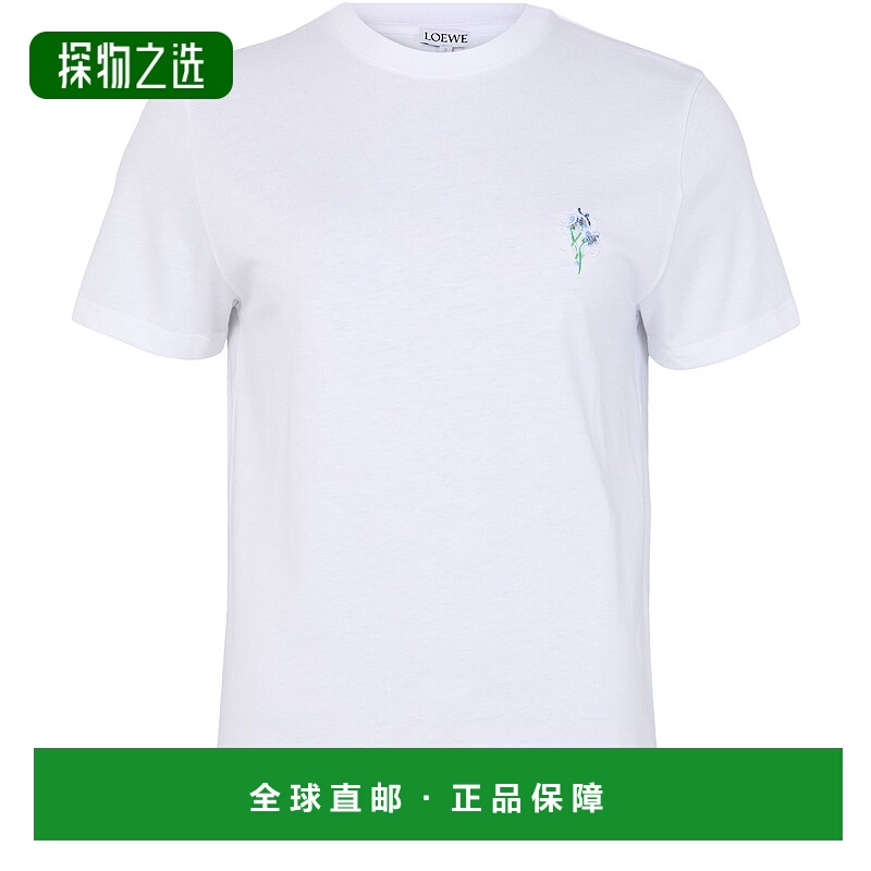 欧洲直邮LOEWE 罗意威 25秋冬  LOE6G885WHT 女士 短袖T恤