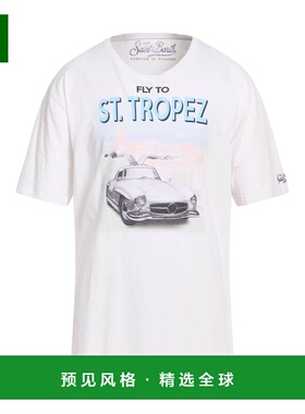 1h可退 香港直邮Mc2 Saint Barth 男士 T恤 white白色 舒适时尚