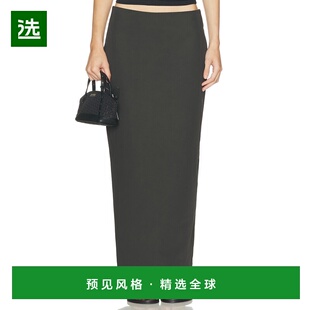 1h可退 香港直邮ST.AGNI 女士 Minimal Column 半身裙 W25802BKO